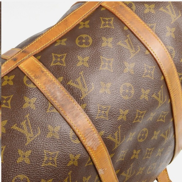 Authentic Louis Vuitton Sac Flandrie 50 travel tote weekend bag - Picture 10 of 12